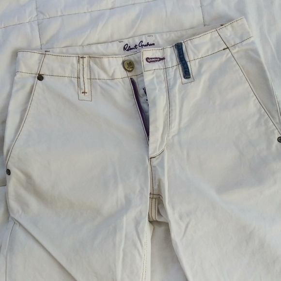 Men's Robert Graham Cotton Pants - Picture 2 of 6